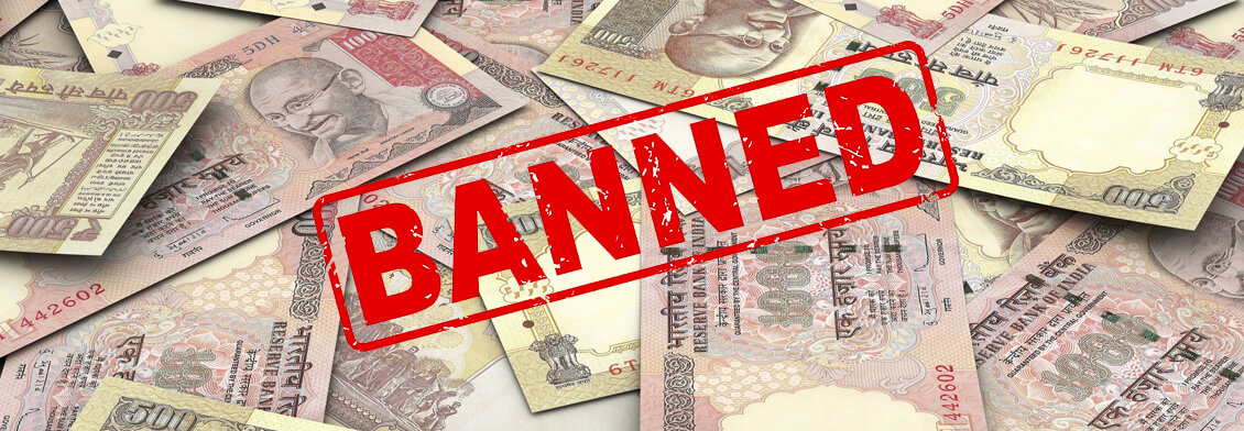 500 and 1000 rs banned