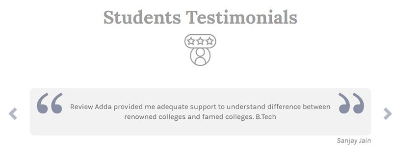 Students Testimonials